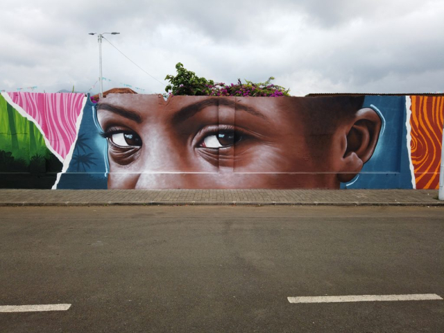 MrDheo - "Leve Leve" - Príncipe (S.Tomé) 2022 MrDheo - "Leve Leve" - Príncipe (S.Tomé) 2022 (arte urbana/street art/graffiti/mural)