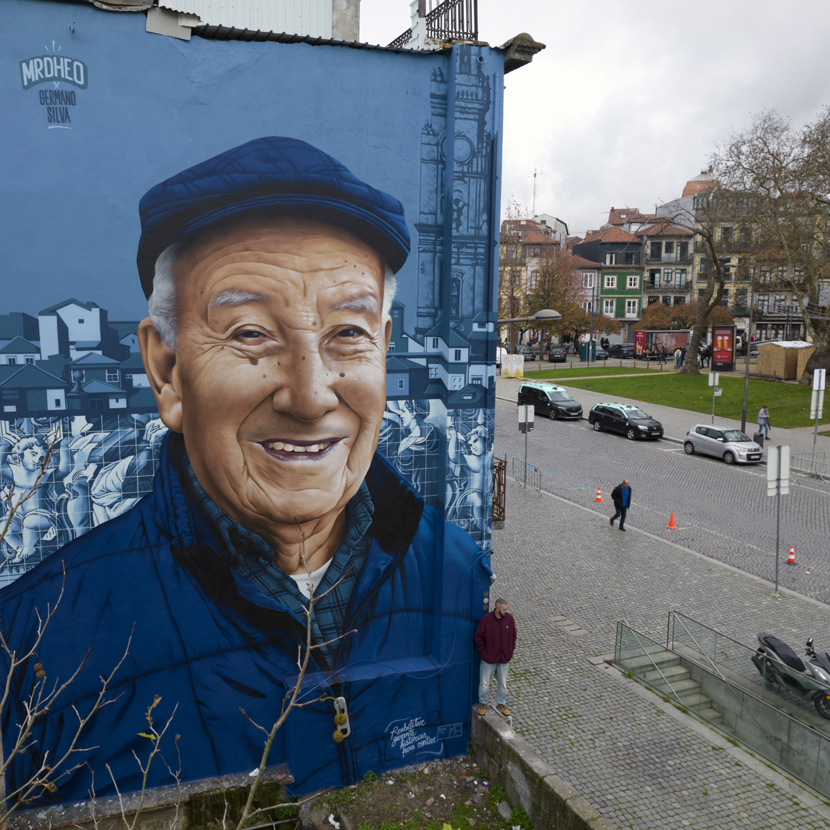 MrDheo - "Germano Silva" - Porto 2024 (arte urbana/street art/graffiti/mural)