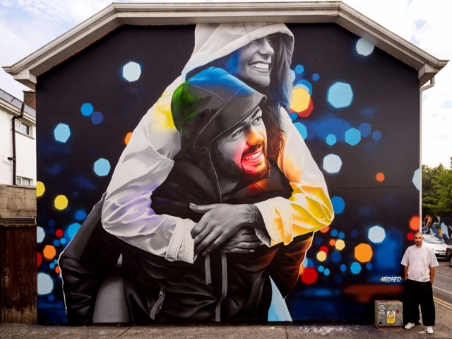 MrDheo - "Presence" - Waterford 2026 (arte urbana/street art/graffiti/mural)