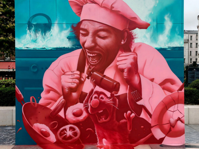 MrDheo - "Riot'atouille" - Paris, France 2025 MrDheo - "Riot'atouille" - Paris, France 2025 (arte urbana/street art/graffiti/mural)